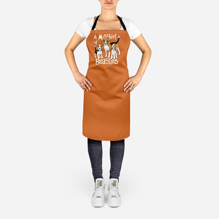 Mischief of Beagles apron