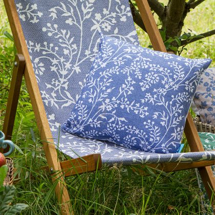 Blue lavender cushion