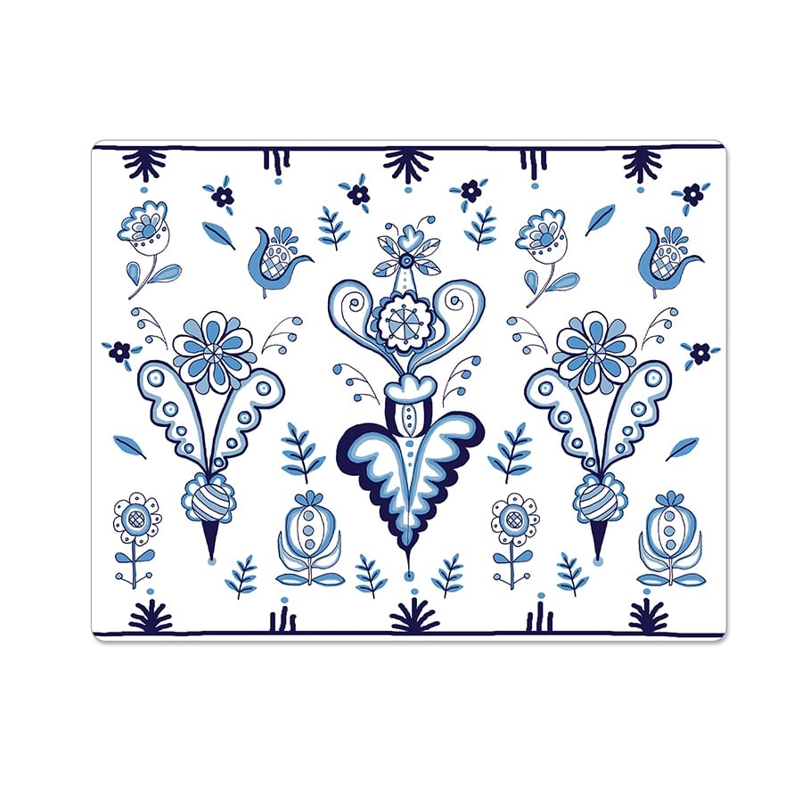 Delft Floral tablemat