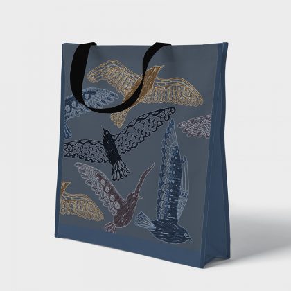 Scraffito Seagulls tote bag