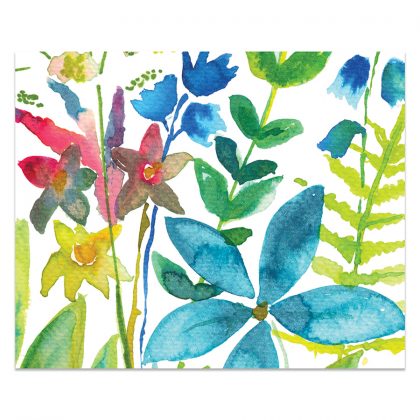 Floral Abundance outdoor stool pattern