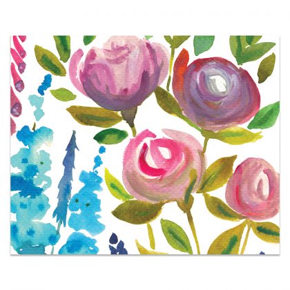 Floral Garden outdoor stool pattern