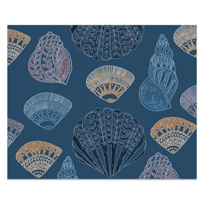 scraffito shells pattern