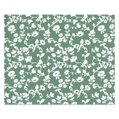 J2COTT2greenGS Green Meadow Flower glamping stool fabric web