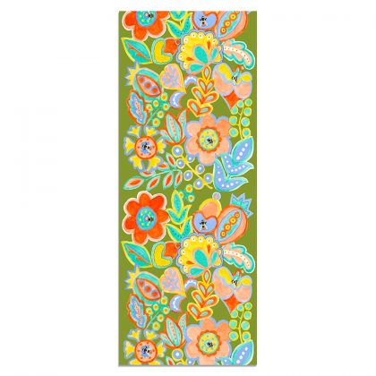 J2FOLK2deck Green Bee fabric web