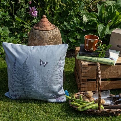 Six Ferns Sage Cushion