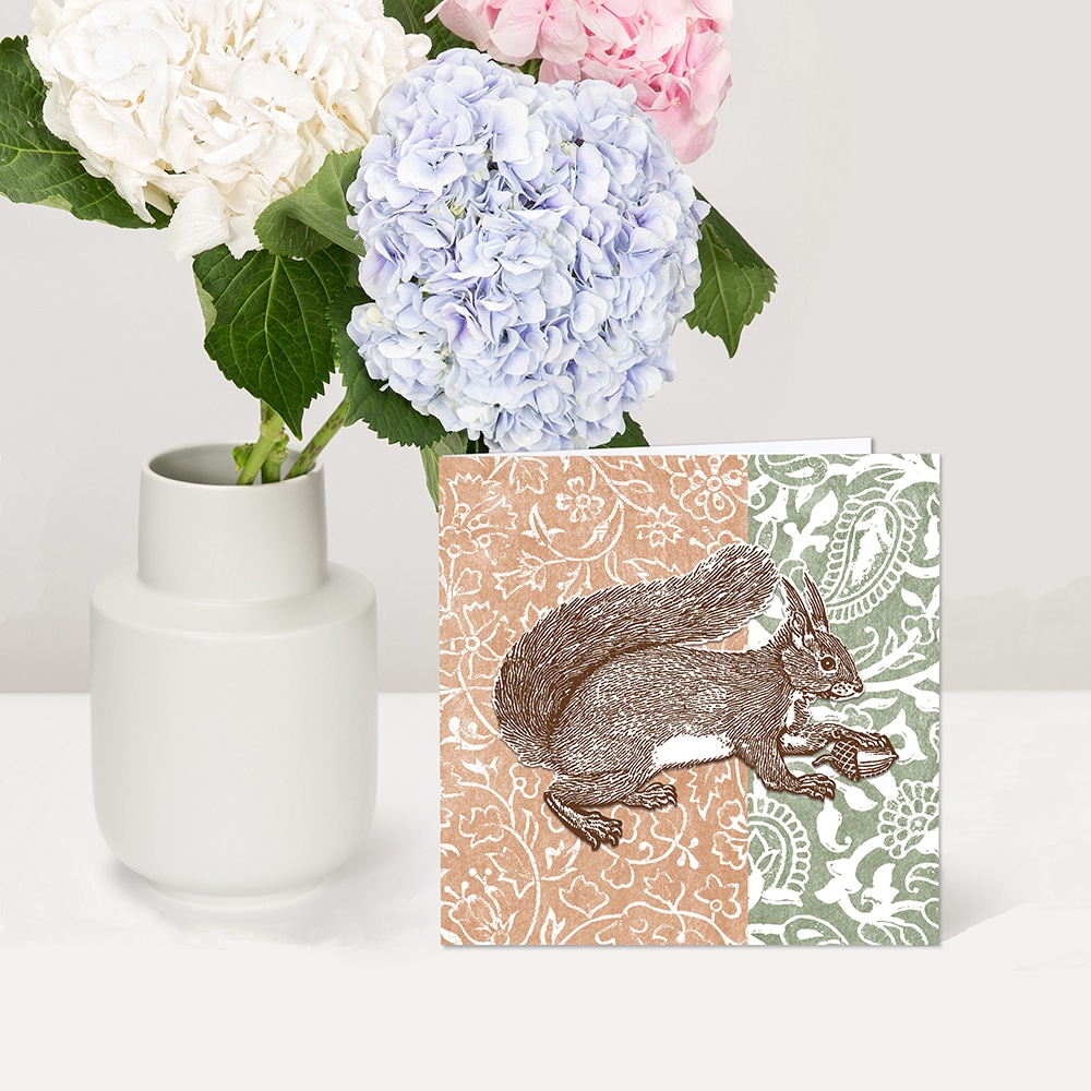 Squirrel card | Bete Decor range