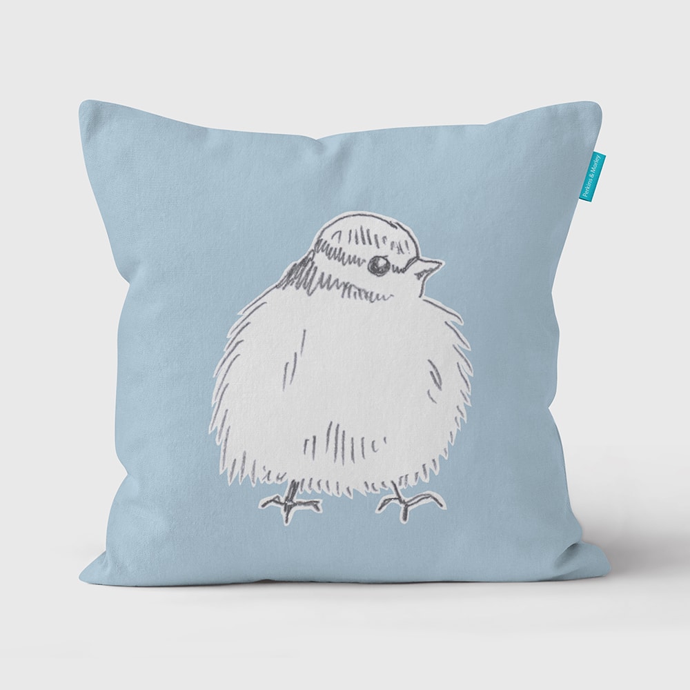 Baby Blue Tit Cushion