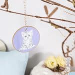 Kitten Sketch Decoration