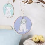 Puppy Sketch Decoration