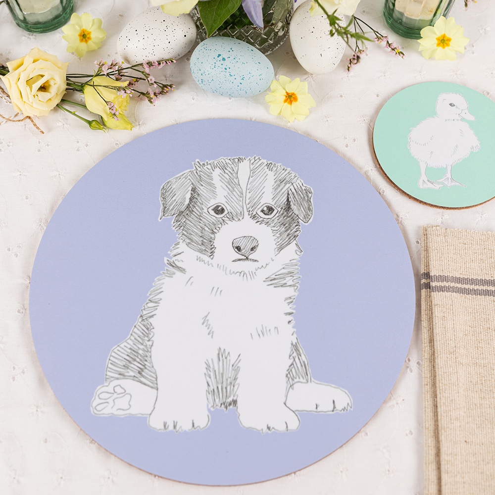 Puppy Round Tablemat