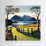 Lake Walk Canvas Print