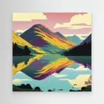 Rainbow Mountain Canvas Print