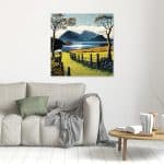 Lake Walk Canvas Print